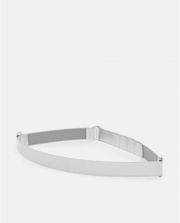 Women's thin store silver belt