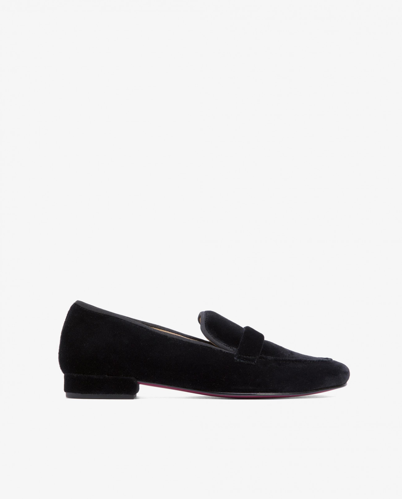 CADIZ BLACK VELVET MOCCASIN Sizes 36 Colors Black