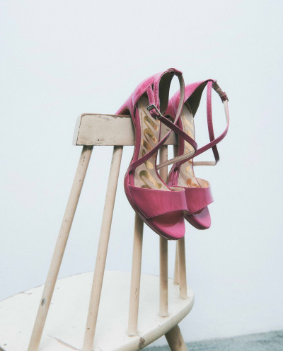 PINK PATENT LEATHER SANDAL