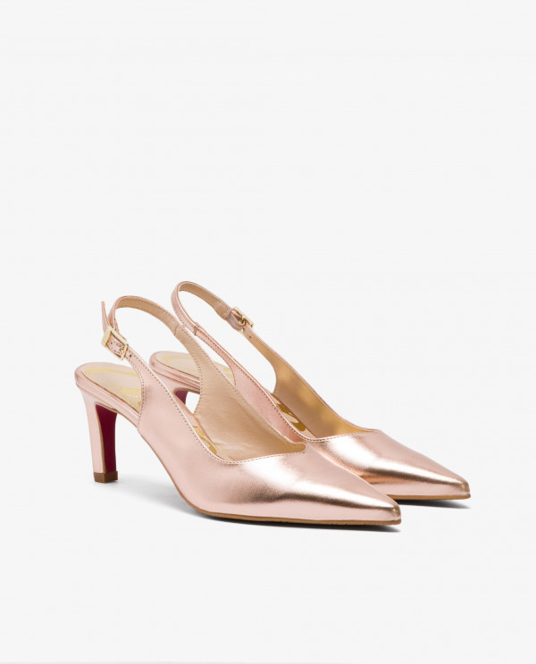 Bronze cheap slingback shoes