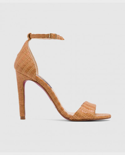 EL PALMAR RAFFIA BEIG SANDAL