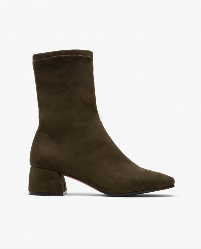 BOTIN ULTRASUEDE STRECH VERDE