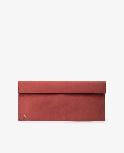 CARTERA IMAN ULTRASUEDE TEJA