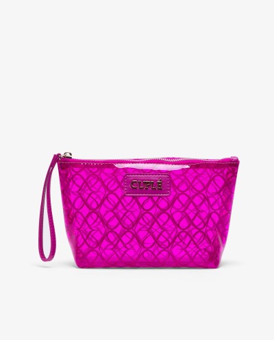 BOLSO MANO VINILO FUCSIA