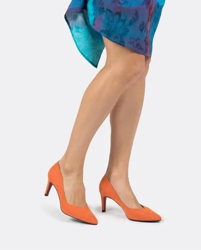 SALÓN PICO ULTRASUEDE NARANJA 2