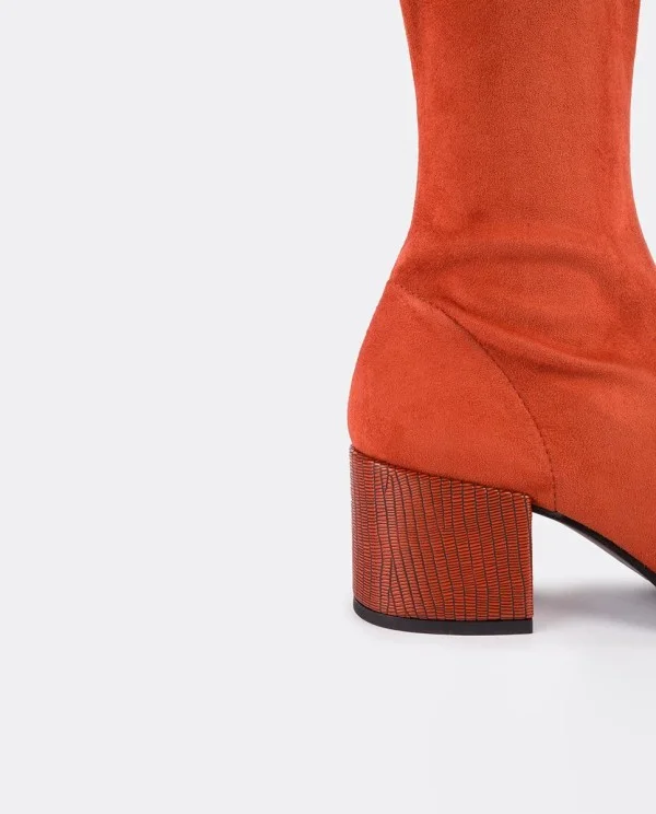 BOTA MOSQUETERA  ULTRASUEDE TEJA