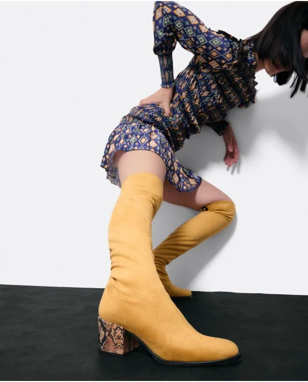 Botas Largas Wom's Brown Musketeer Boot El Capote Botas Altas