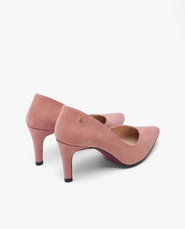 SALÓN PICO ULTRASUEDE ROSA PALO