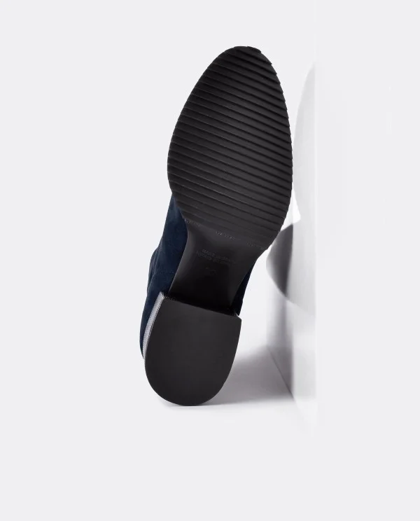 BOTA MOSQUETERA ULTRASUEDE MARINO