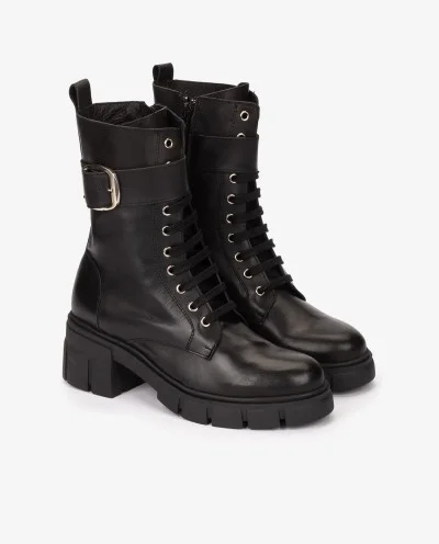 BOTÍN NEGRO DE PIEL CON... 2