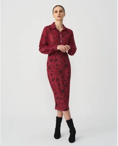 FALDA TUBO LARGO MIDI SEDÍN... 2