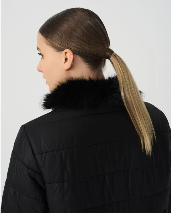 PARKA POLIPIEL NYLON NEGRO