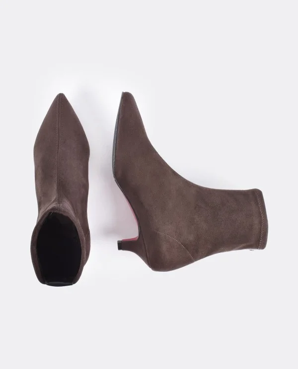 LYCRA ANKLE BOOT WITH LOW HEEL...