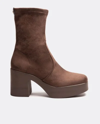 ULTRASUEDE STRECH BROWN...