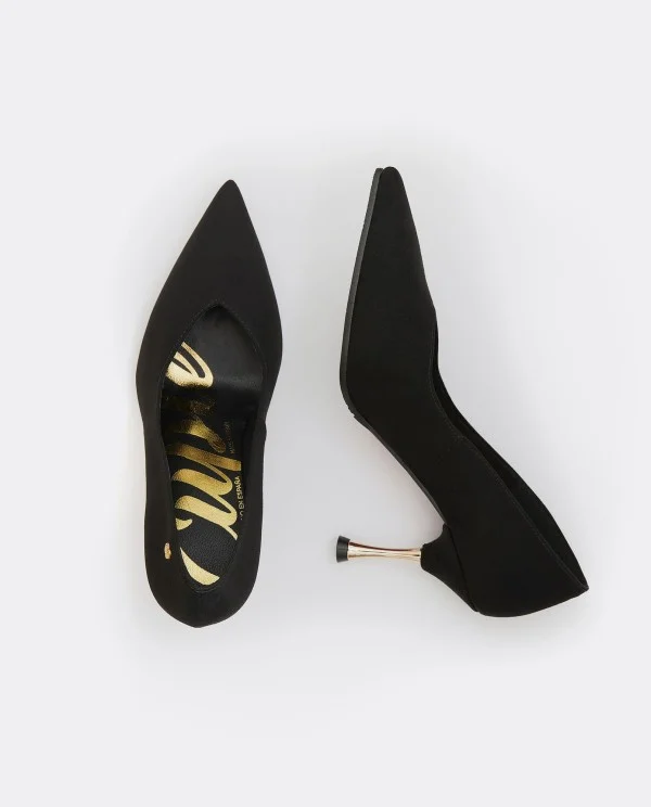 SALON PICO ULTRASUEDE NEGRO