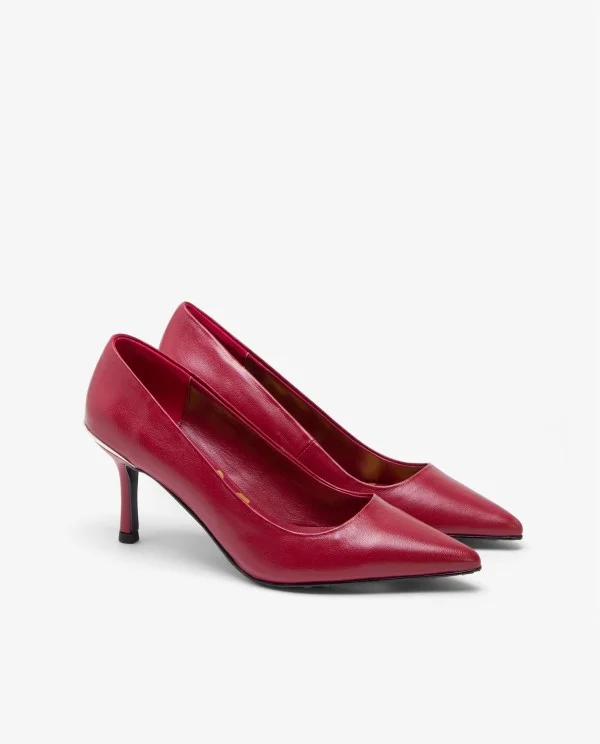 SALON T/METAL NAPA ROJO