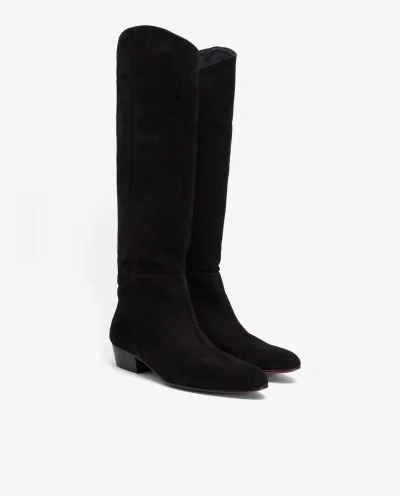 BOTA LISA HUELVA SERRAJE NEGRO 2