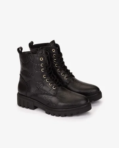 BOTÍN DE PIEL NEGRO CON... 2