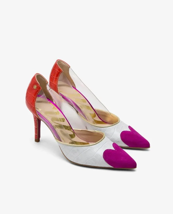 SALON CORAZON VINILO MULTICOLOR