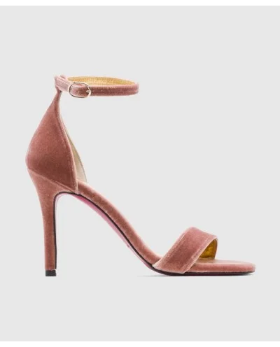 SANDAL ALMERIA PINK VELVET... 2