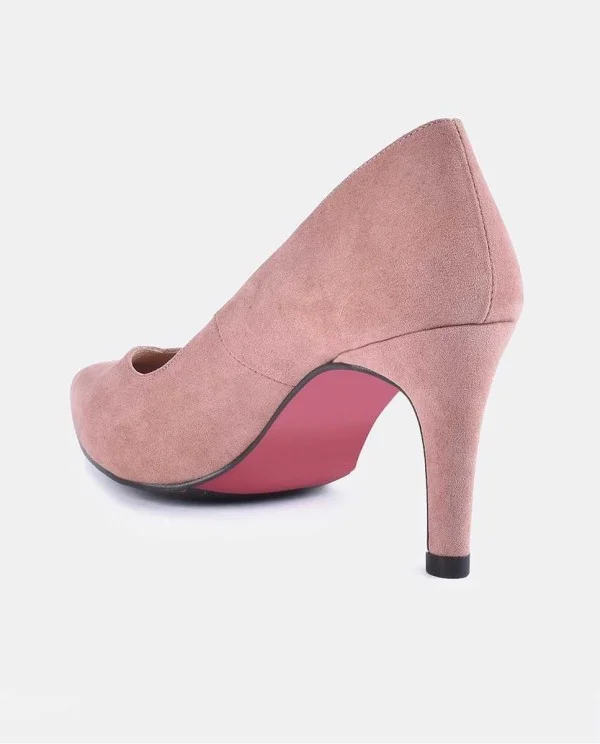 SALÓN PICO ULTRASUEDE ROSA PALO