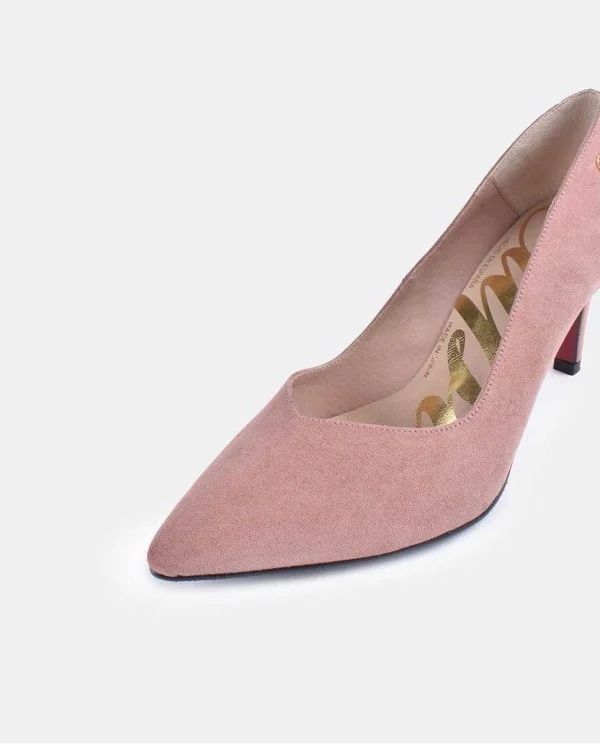SALÓN PICO ULTRASUEDE ROSA PALO