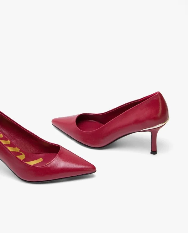 SALON T/METAL NAPA ROJO