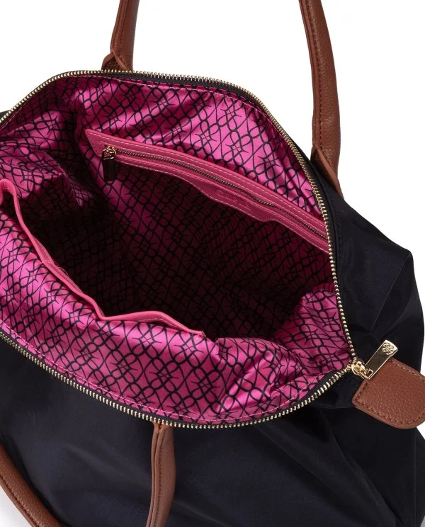 SHOPPER DE NYLON AZUL MARINO