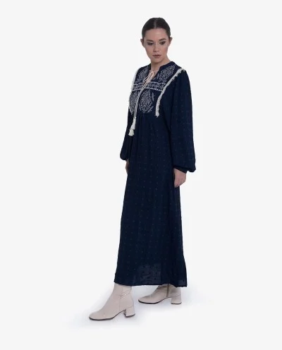 VESTIDO BOHO LARGO PLUMETI... 2