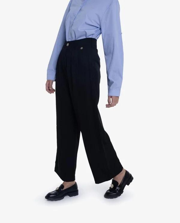 PANTALÓN RECTO NEGRO