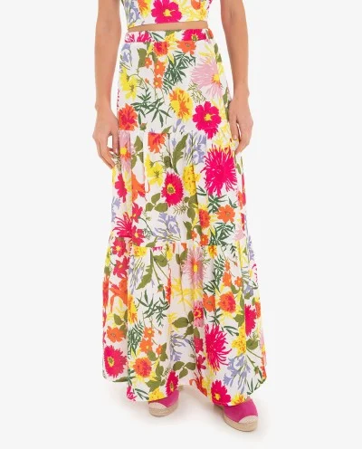 MAXI FALDA ESTAMPADO FLORES... 2