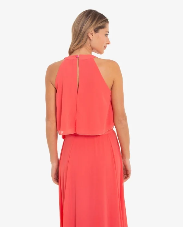 TOP CORAL CON DISEÑO FLUIDO