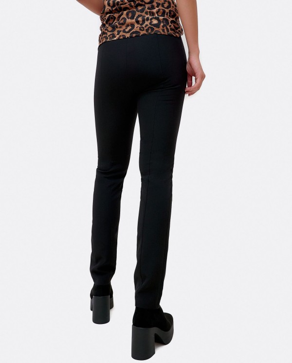 PANTALON PITILLO DOBLE TELA NEGRO