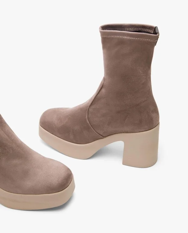 BOTIN PLATAFORMA ULTRASUEDE STRECH VISON