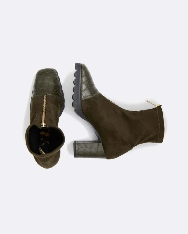 BOTIN CREMALLERA FRONTAL ULTRASUEDE...