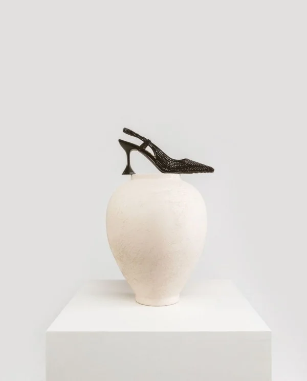 SALON DESTALONADO STRASS RASO NEGRO