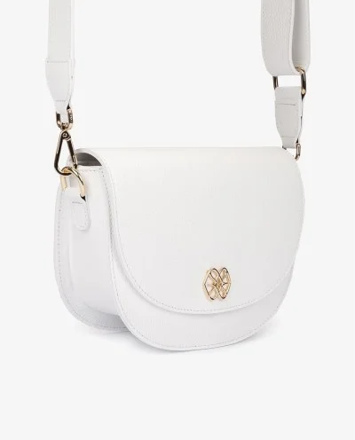 BANDOLERA LUNA PIEL BLANCO 2