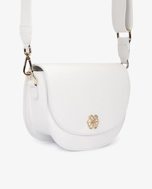 BANDOLERA LUNA PIEL BLANCO