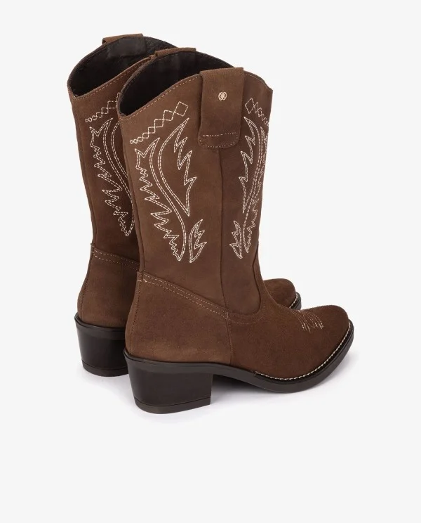 BOTA COWBOY SERRAJE CUERO