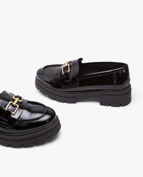 MOCASIN TRABILLA CHAROL PIEL NEGRO