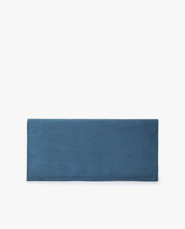 CARTERA IMAN ULTRASUEDE AZUL