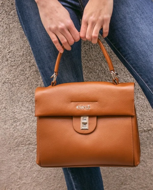 BOLSO SHOPPER PEQUEÑO PIEL CUERO