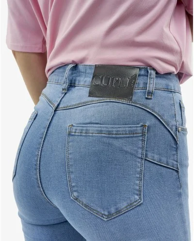 PANTALON VAQUERO CAMPANA AZUL 2