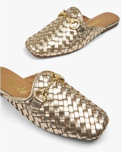 ZUECO HERRAJE PIEL TRENZADA... 2