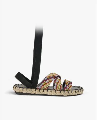 SANDALIA YUTE CUENTAS...