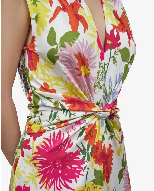 MONO LARGO CON ESTAMPADO FLORAL