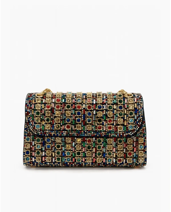 CARTERA STRASS MULTICOLOR