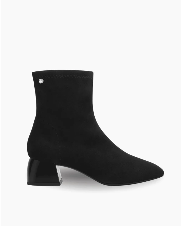 BOTIN ULTRASUEDE NEGRO