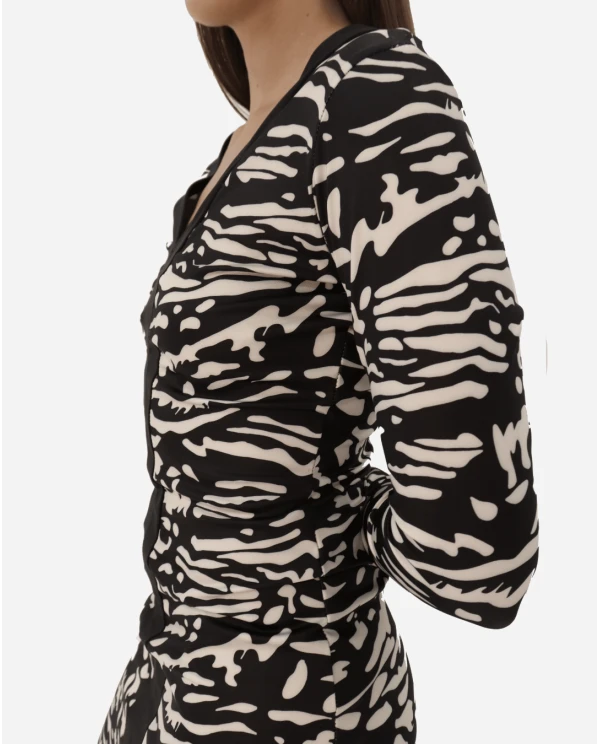 VESTIDO CENEFA PUNTO CEBRA