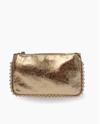 CARTERA PERLAS TECNOPIEL ORO 2
